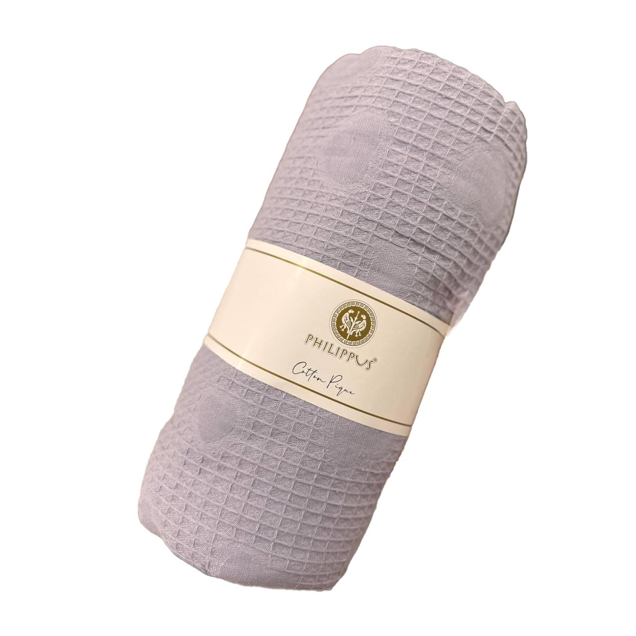 Простынь вафельная на диван/кровать 200х220 Сиреневый (П4К-Prost-pike-001-08)