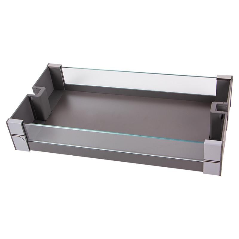 Корзина для колонны Vibo Essence стекло 300 мм Графит (CC30EVGFO)