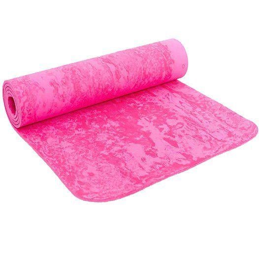 Килимок для фітнесу та йоги FI-4936 Рожевий (56429045)