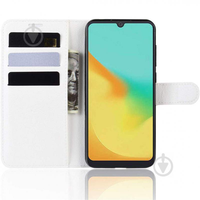 Чехол-книжка Litchie Wallet для ZTE Blade A7 2019 White (hub_ABAr35810) - фото 5