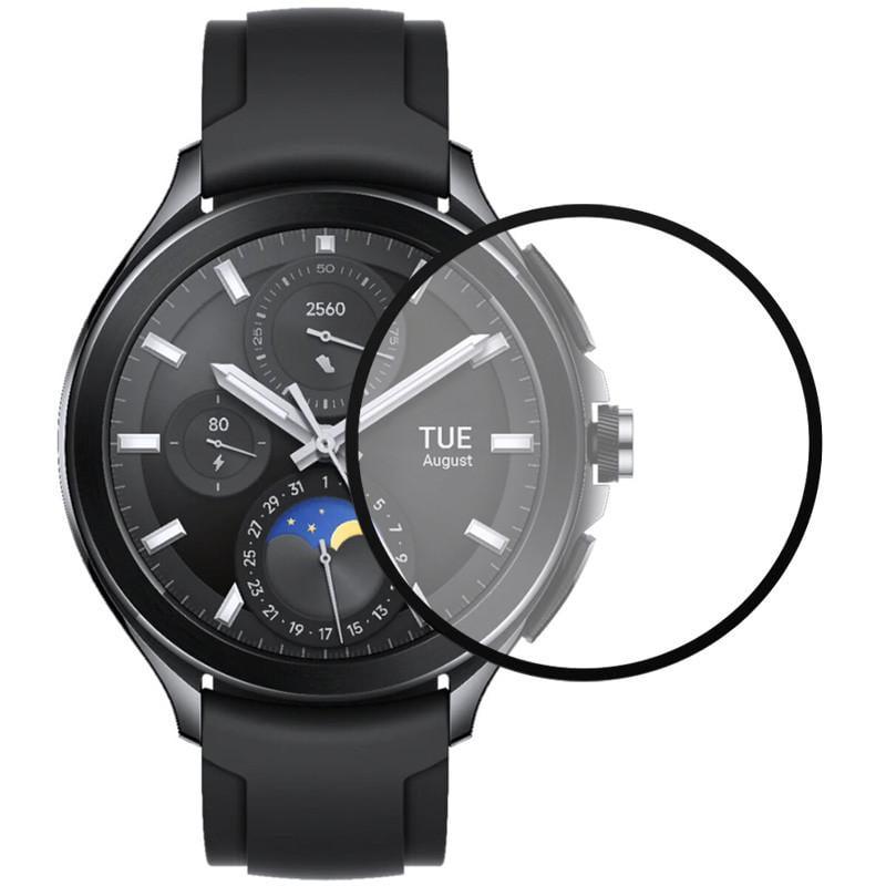 Плівка полімерна 3D full glue для Xiaomi Watch 2 Pro Чорний (00000068605_1)