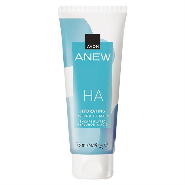 Маска ночная для лица Avon Anew Глубокое увлажнение с гиалуроновой кислотой 75 мл (AV12038)