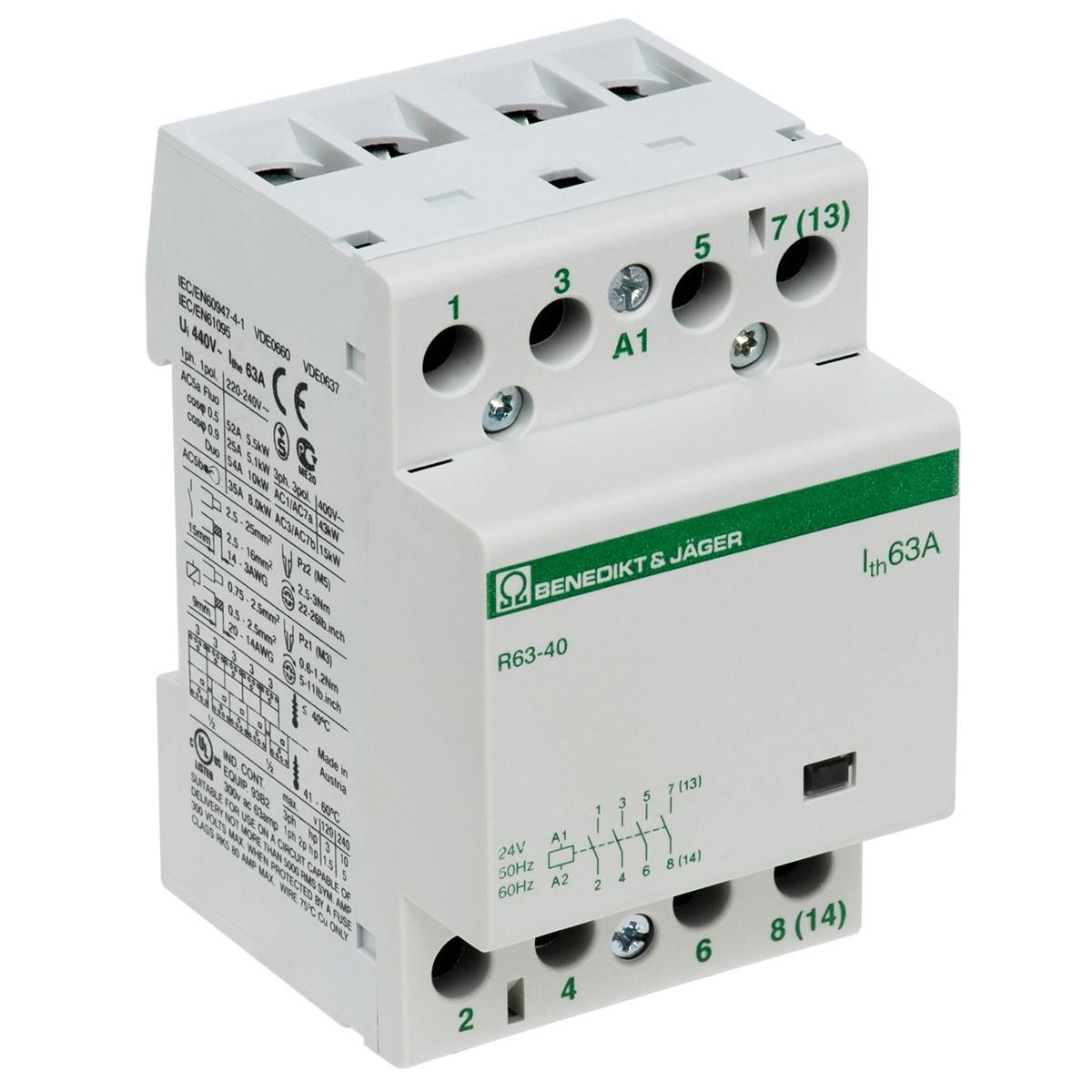 Контактор Benedict R63-40 63 А 4NO 24 В 50 Hz (16536)