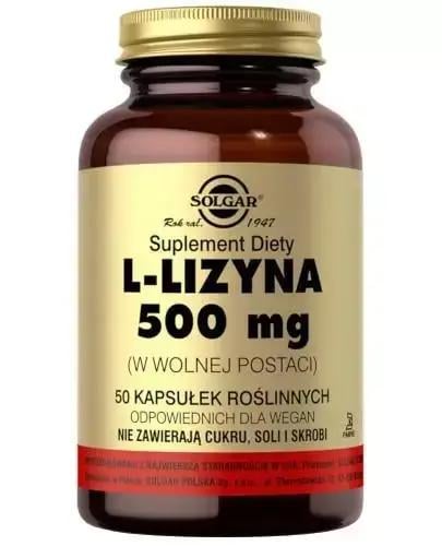 Диетическая добавка Solgar L-лизин 50 капсул (0611) Диетическая добавка Solgar L-лизин 50 капсул (0611)