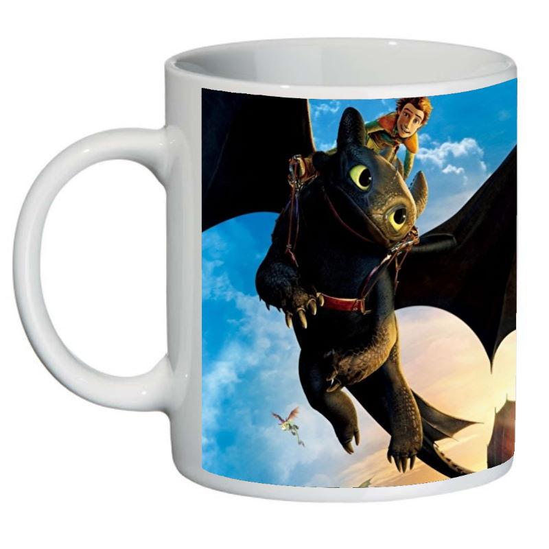 Кружка с принтом SuperCup Как приручить Дракона (SC-Беззубик05)
