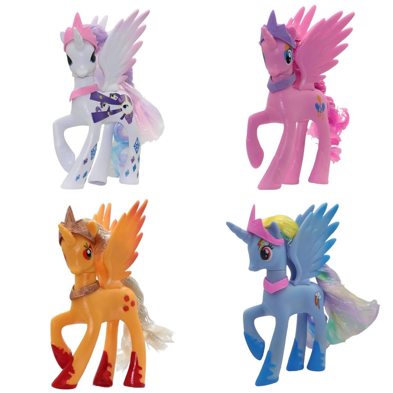 Игрушки My Little Pony Пинки Пай/Радуга Дэш/Рарит/Эпплджек 14 см