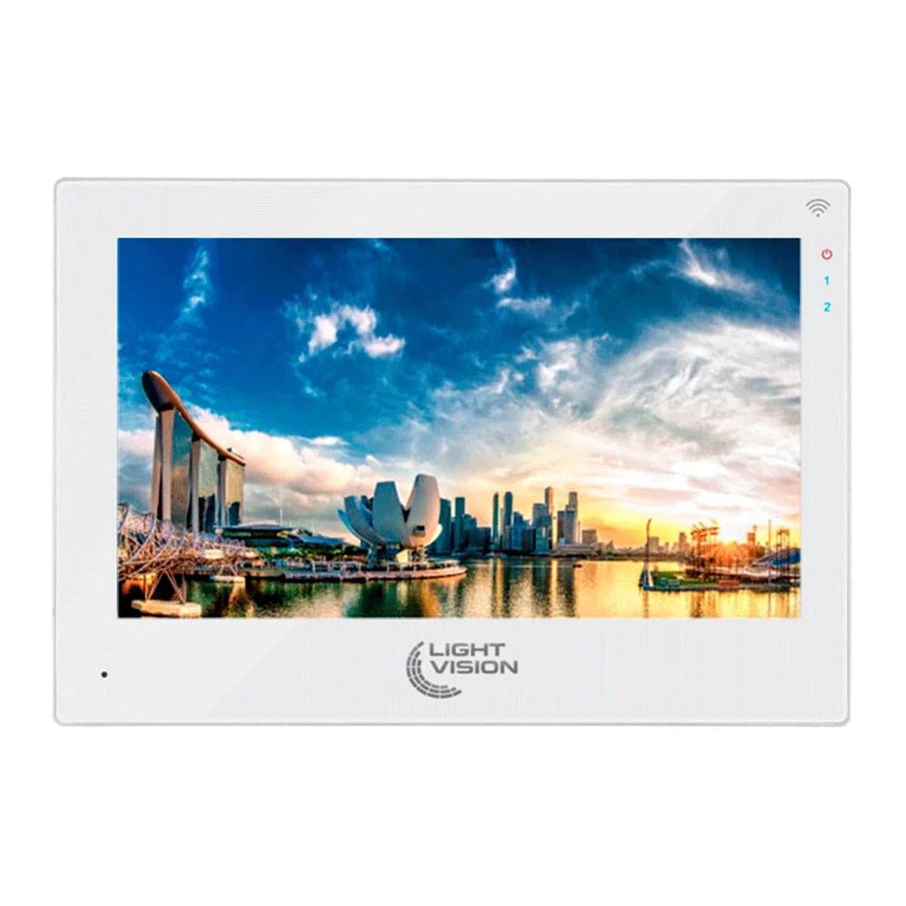 Відеодомофон Light Vision SINGAPORE FHD 7" WiFi White (82-00230)