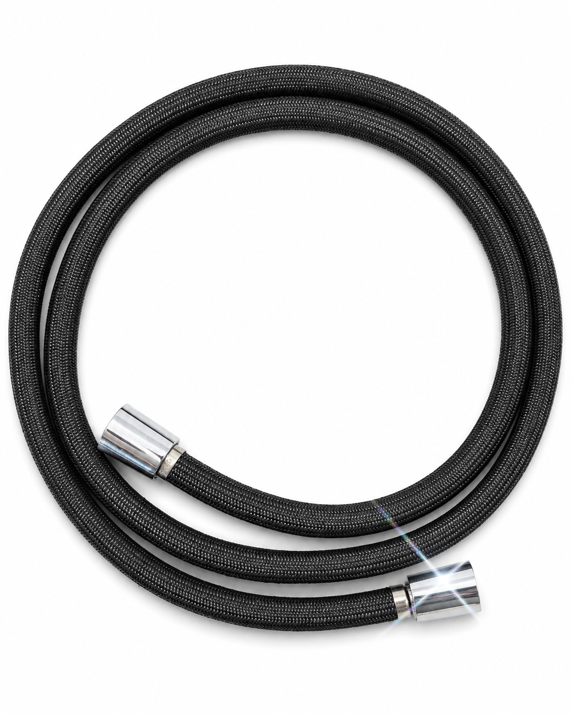 Шланг для душа BRS полимерный 1/2" 150 см Black (600386155) Шланг для душа BRS полимерный 1/2" 150 см Black (600386155)