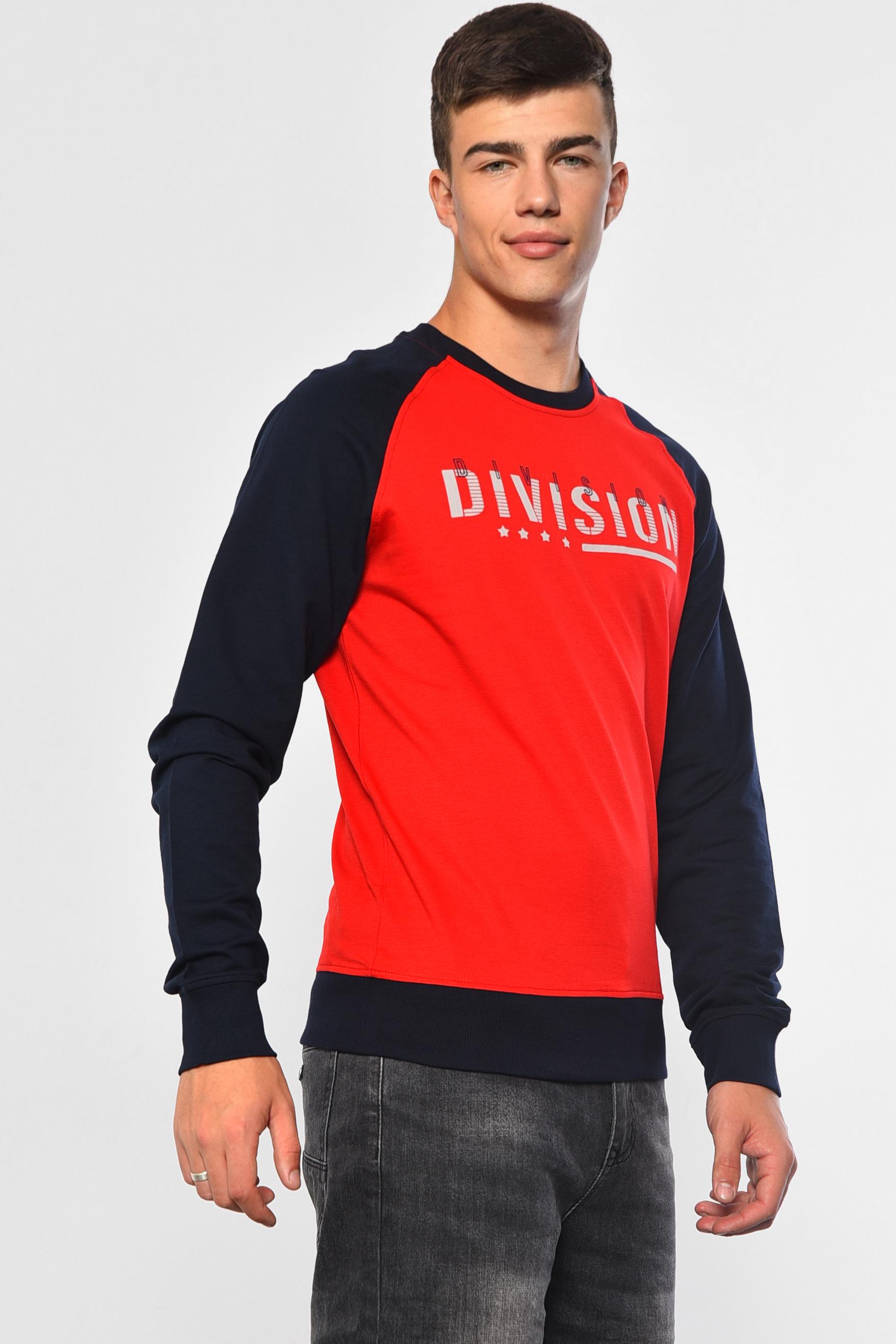 Свитшот мужской XL Красный (182180) - фото 2 Свитшот мужской XL Красный (182180) - фото 2