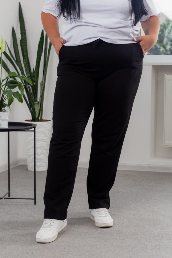Штани жіночі AKSAN 5XL Чорний (25.2750_black_56(5XL))