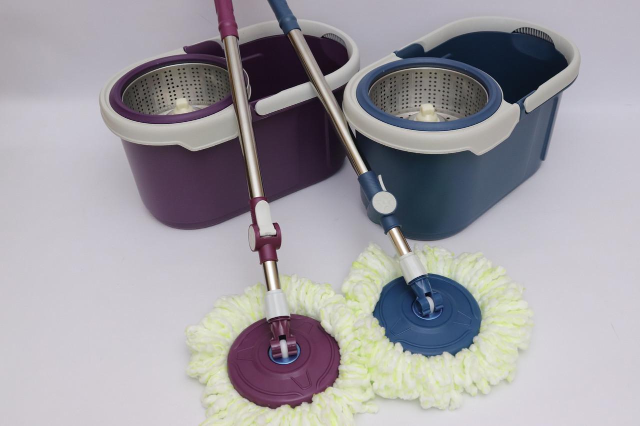 Швабра с автоматическим отжимом Magic и круглым ведром - фото 7