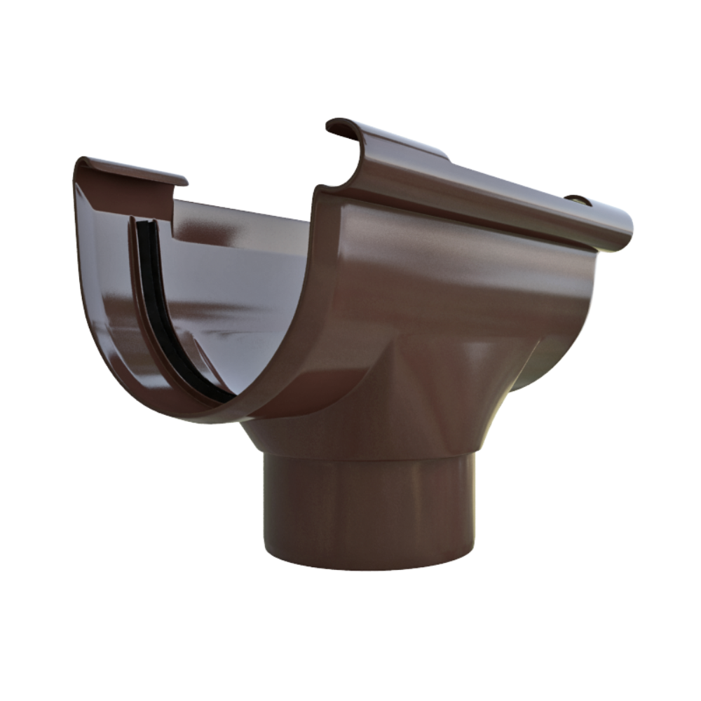 Воронка желоба Alta Profil 125 система Коричневый (18135867)