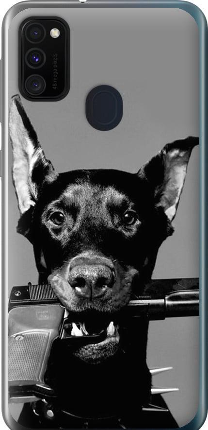 Чехол на Samsung Galaxy M30s 2019 Доберман (2745u-1774-42517)