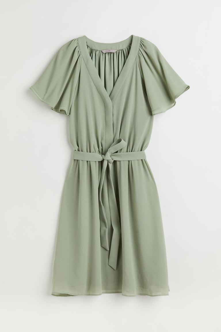 Сукня H&M XL Сіро-зелений (A17051059771)