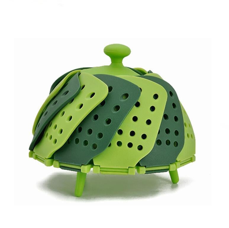 Корзина для приготовления на пару Wellamart силиконовый (5910) Корзина для приготовления на пару Wellamart силиконовый (5910)