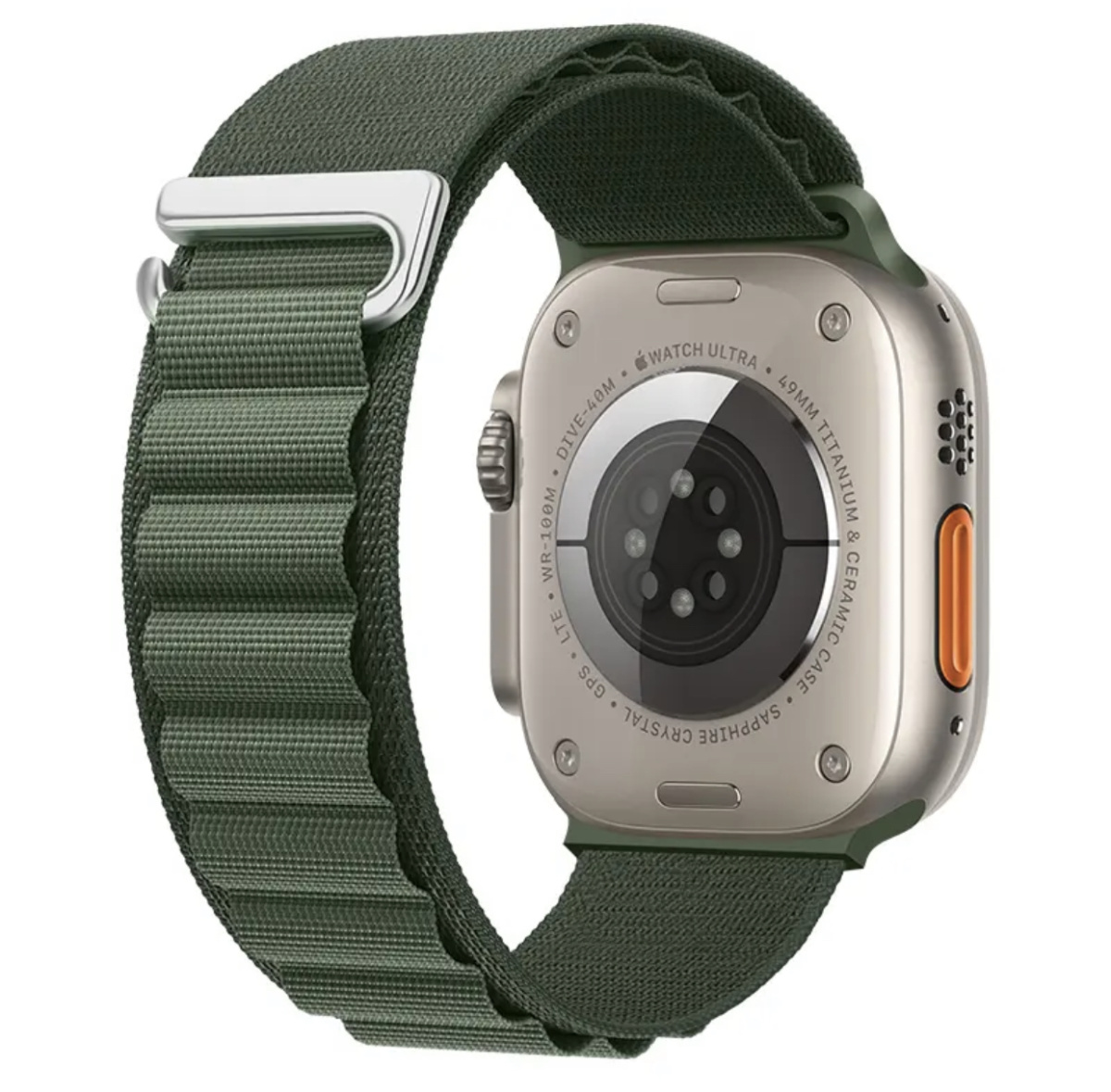 Ремінець тканинний Alpine Loop для Apple Watch 42/44/45/49 мм series Ultra/SE/8/7/6/5/4/3/2/1 Light Grey (212-00645) - фото 1