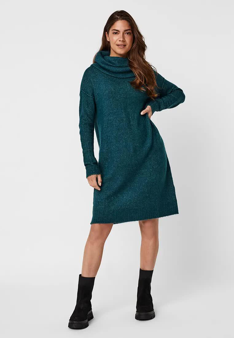 Платье Vero Moda M Зеленый (10250843b51) - фото 2 Платье Vero Moda M Зеленый (10250843b51) - фото 2