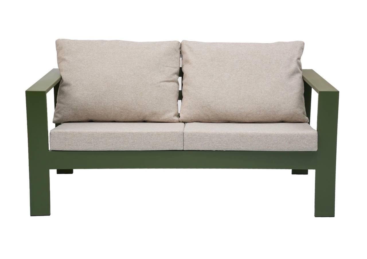 Диван металевий Damians Verde 160x79,8x82,3 см Зелений (16910020.D6003)