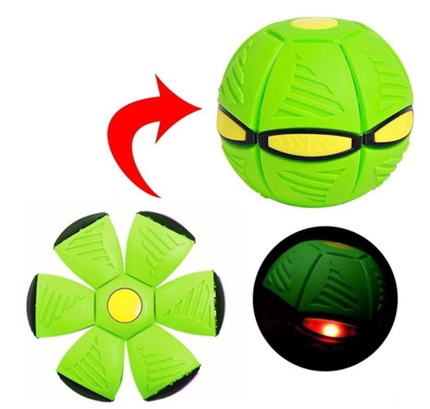 М'ячик-трансформер фрісбі Flat Ball Disc складаний світиться 6 LED (25206154) - фото 2 М'ячик-трансформер фрісбі Flat Ball Disc складаний світиться 6 LED (25206154) - фото 2