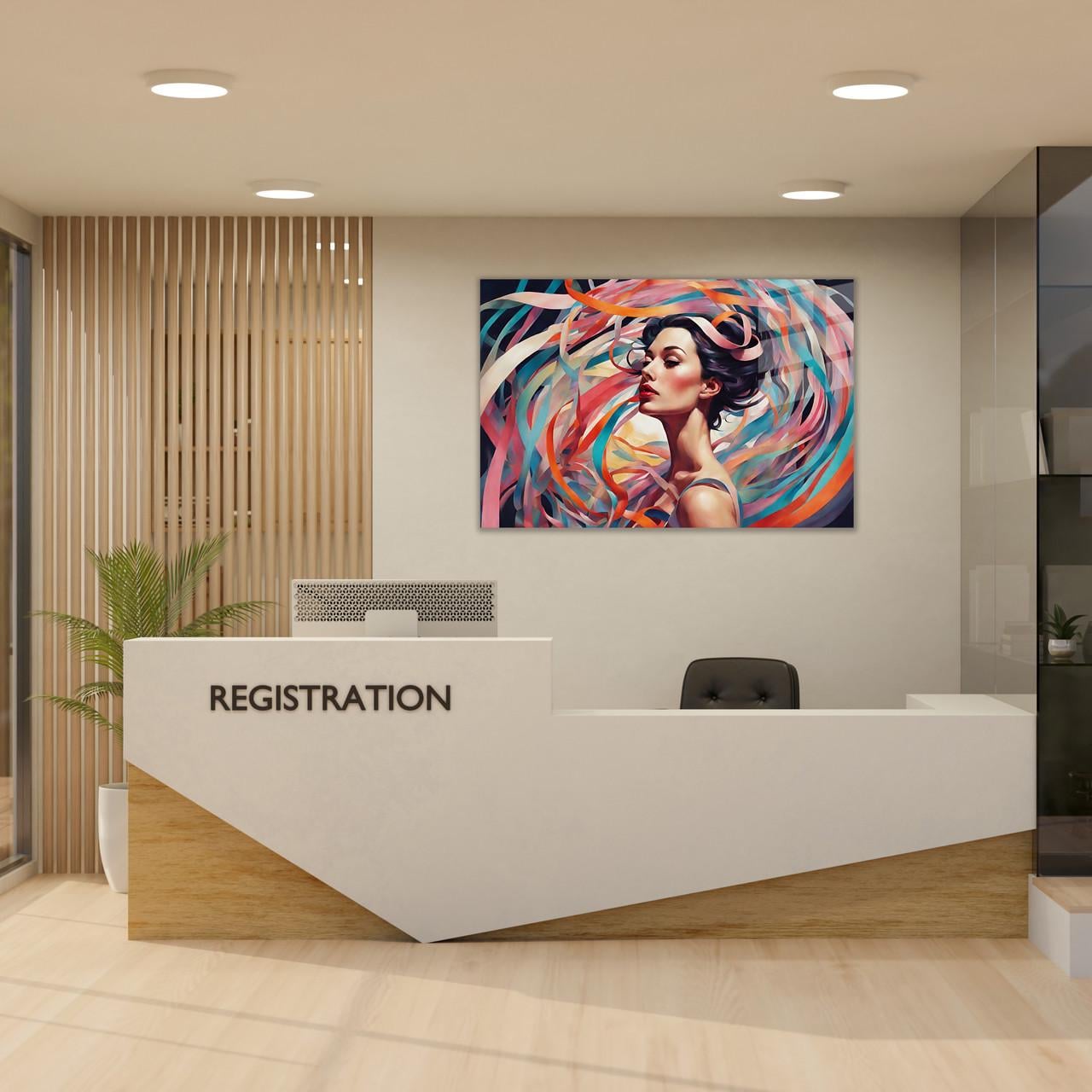 Картина на стекле NovellaPrint Энергия красоты 60х40 см (4001.1)