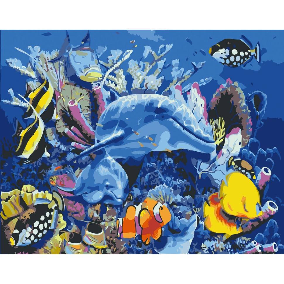 Картина по номерам ART CRAFT Жизнь на рифе 40х50 см (10624-AC)