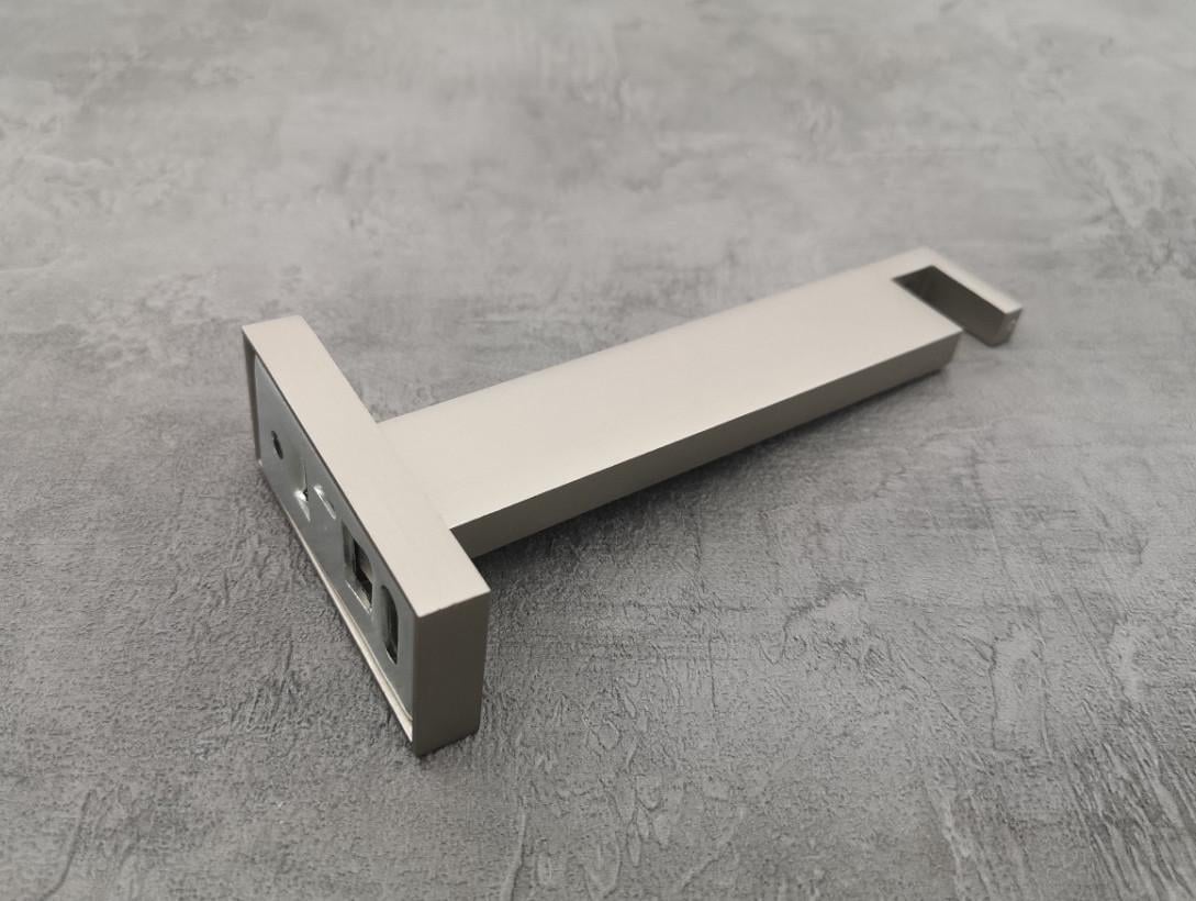 Кронштейн Quadrum Скарлайн одинарный 15 см сталь матовая - фото 1