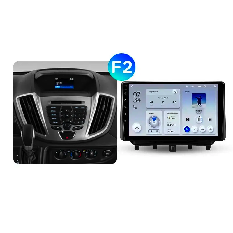 Автомагнитола штатная Teyes X1 для Ford Tourneo Custom 1/Transit 2012-2021 Android 2/32 Гб Wi-Fi (1795188972)