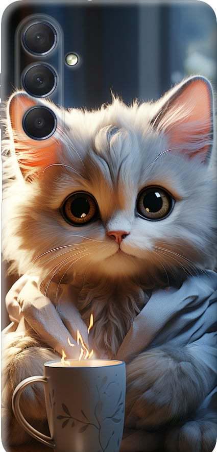 Чехол на Samsung Galaxy M54 White cat (5646u-3039-42517)