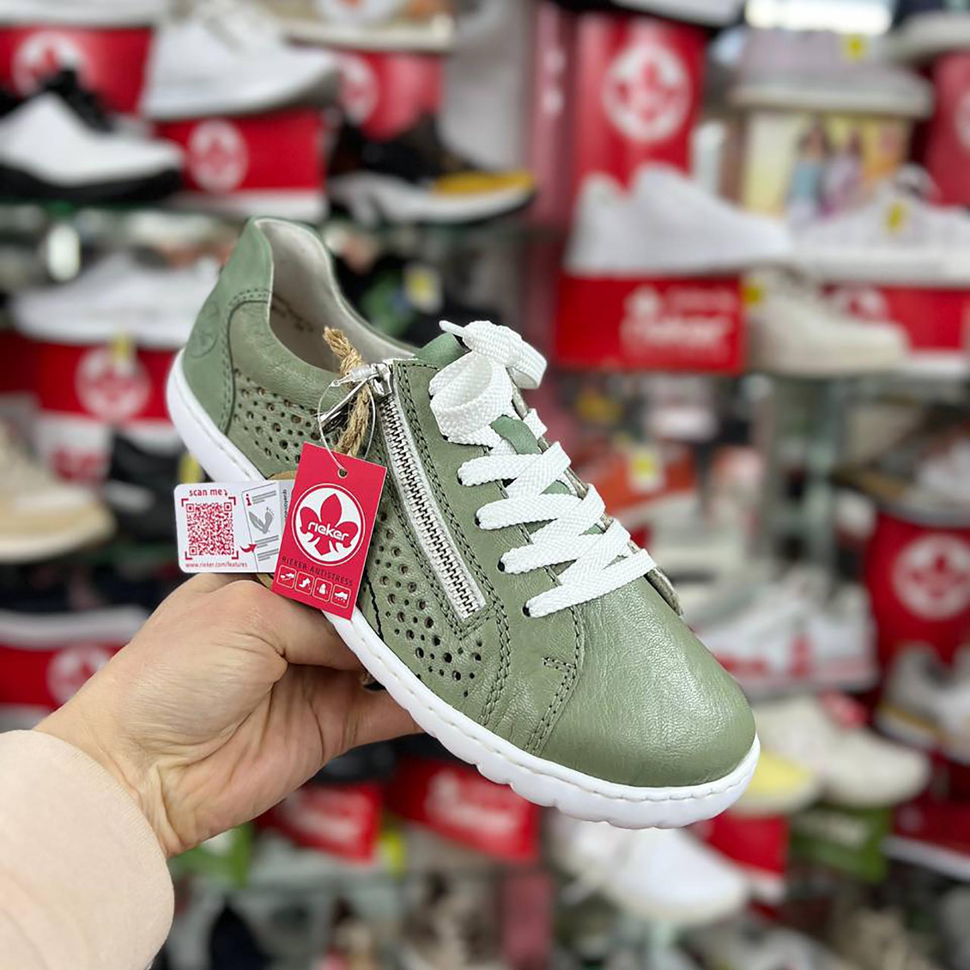 Кеди жіночі весняні RIEKER р. 39 Зелений (089340-39) - фото 17 Кеди жіночі весняні RIEKER р. 39 Зелений (089340-39) - фото 17