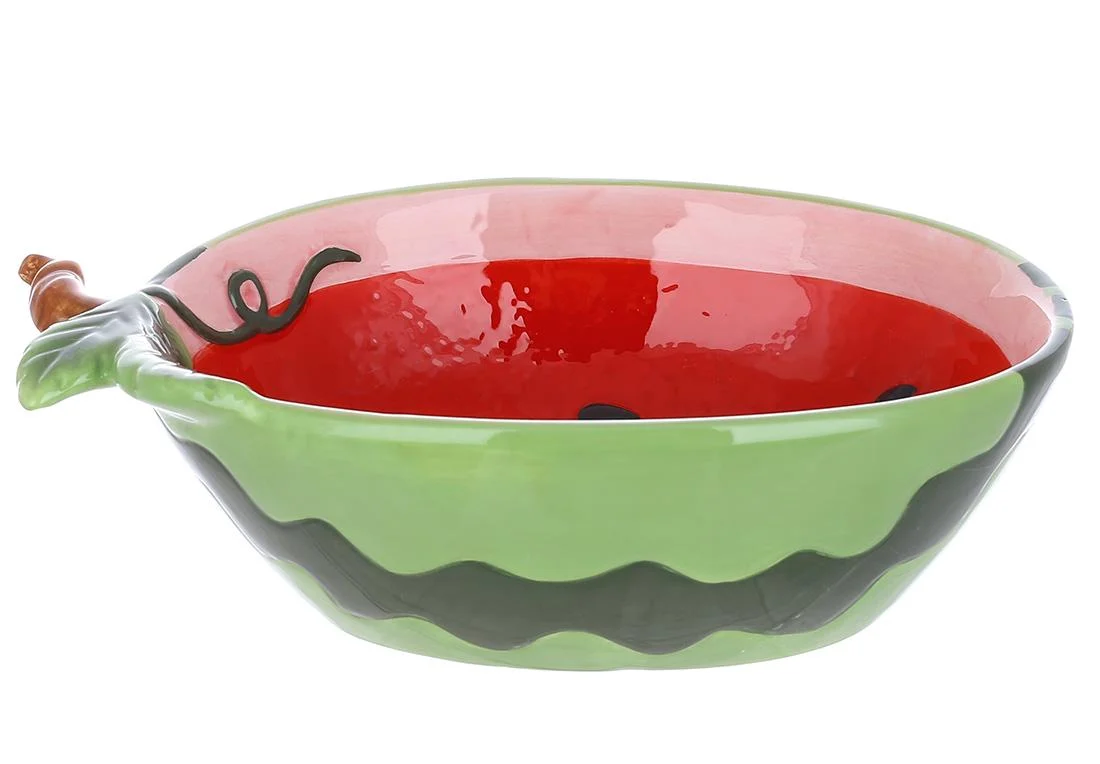 Салатник керамический BonaDi Watermelon 750 мл 21,5х15,5х6,3 см (304-009)