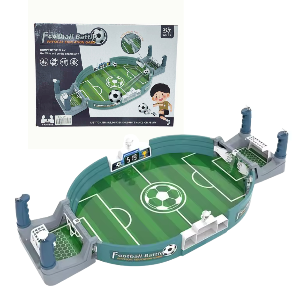 Гра настільна для дітей Футбол змагальна для хлопчиків від 3 років розмір поля 21х42 см