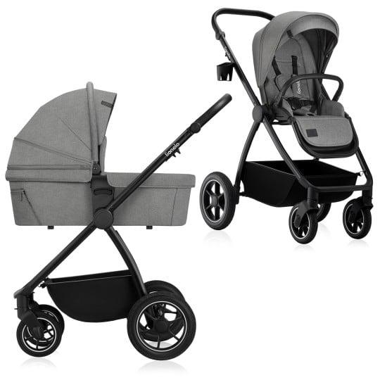 Коляска універсальна Lionelo MERIL 2в1 Stone Grey - фото 2