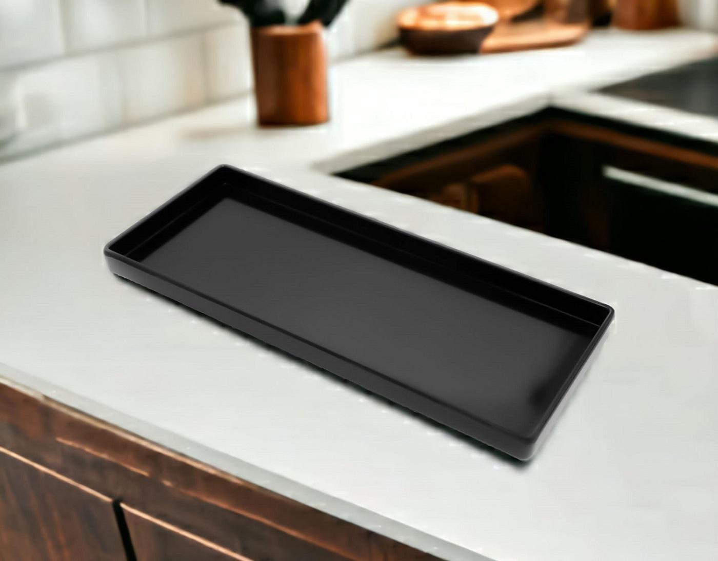 Піднос One Chef з меламіну 33,5x13,8x2 см Чорний (504518) - фото 2 Піднос One Chef з меламіну 33,5x13,8x2 см Чорний (504518) - фото 2