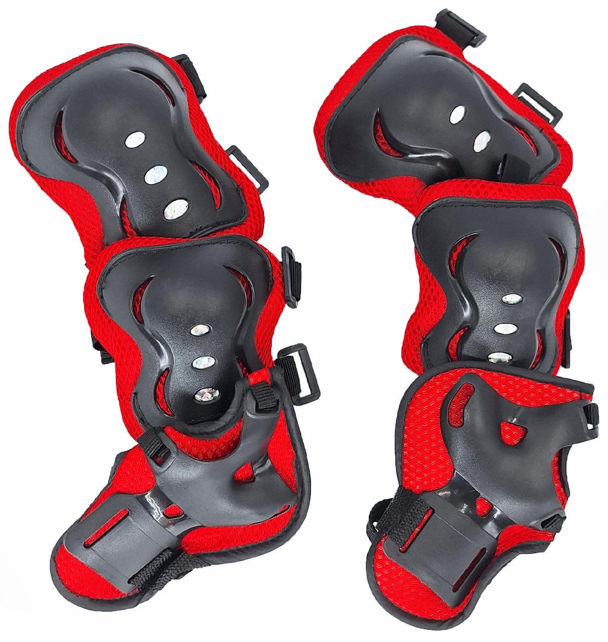 Комплект детской защиты А07 S р. 5-9 Черно-красный (G0000577)