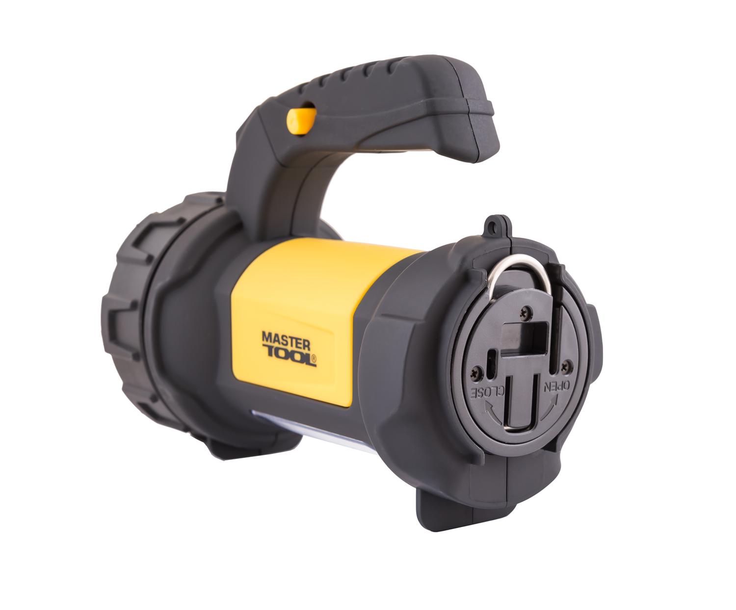 Ліхтар MasterTool тип LED з ручкою 360° 4 режими Cree + Cob 4xAA 2в1 180х94х143 мм (94-0804) - фото 5