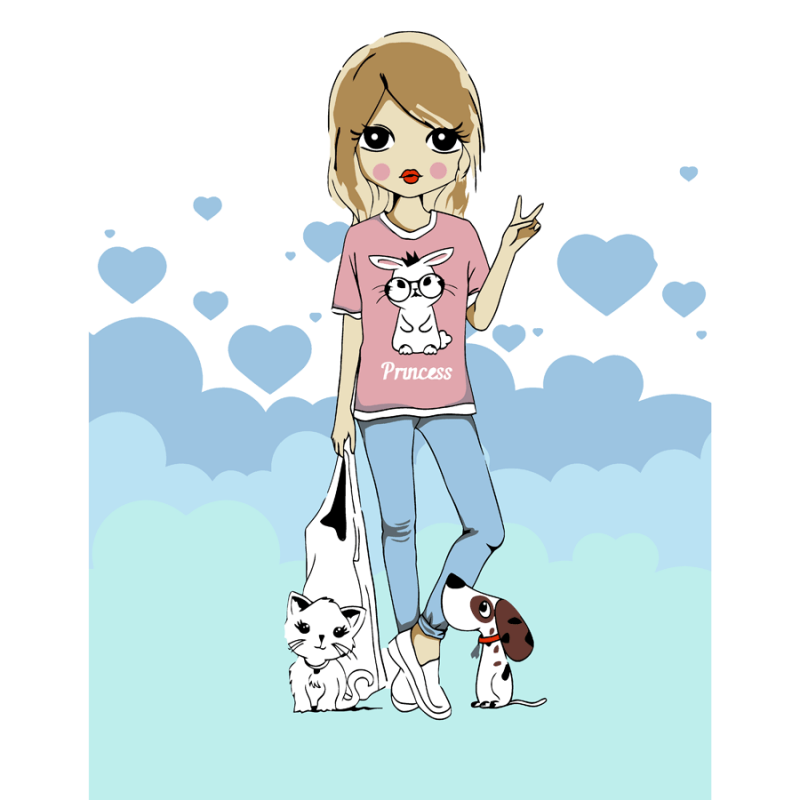 Картина по номерам ROSA Little Friends 35х45 см (Az1-4823098514237)