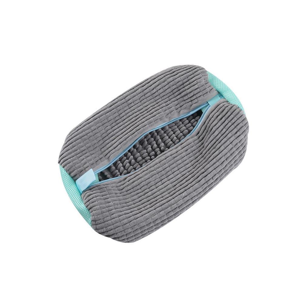 Мешок для стирки обуви в стиральной машине из микрофибры универсальный Серый (TA0145_3)