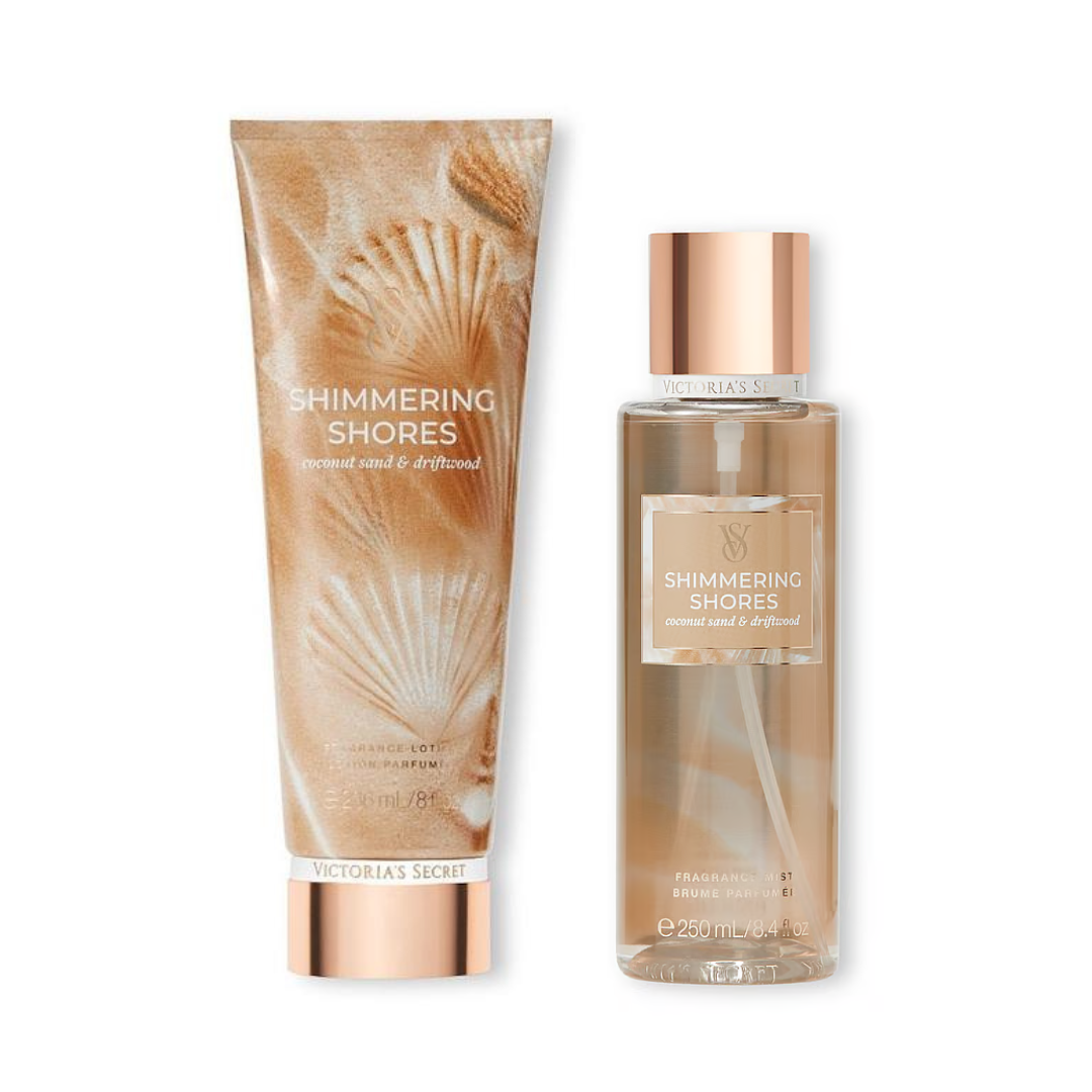 Набір косметичний Victoria's Secret Shimmering Shores спрей 250 мл/лосьйон 236 мл (2167143055)