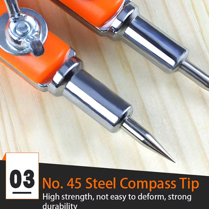 Циркуль розмічальний креслярський металевий 90/150 см (1005005860071395) - фото 4 Циркуль розмічальний креслярський металевий 90/150 см (1005005860071395) - фото 4