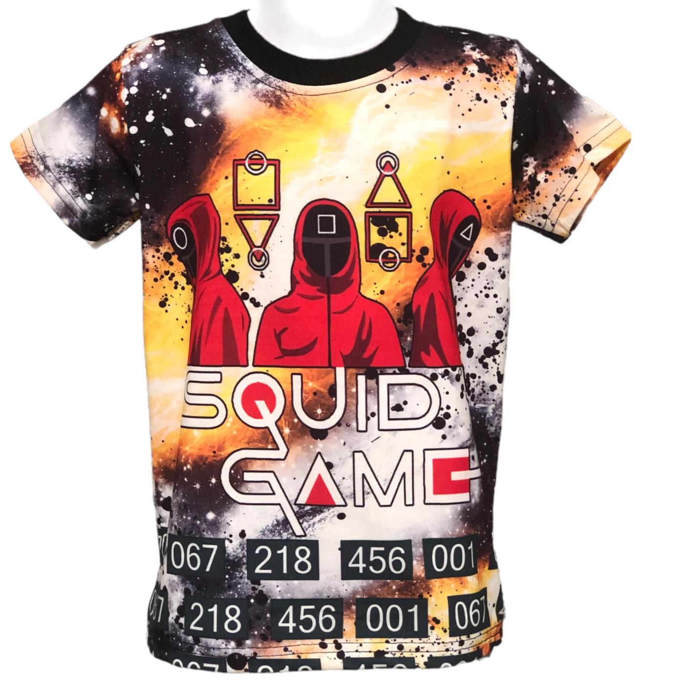 Футболка для мальчика Игра в кальмара Squid qame 116 см