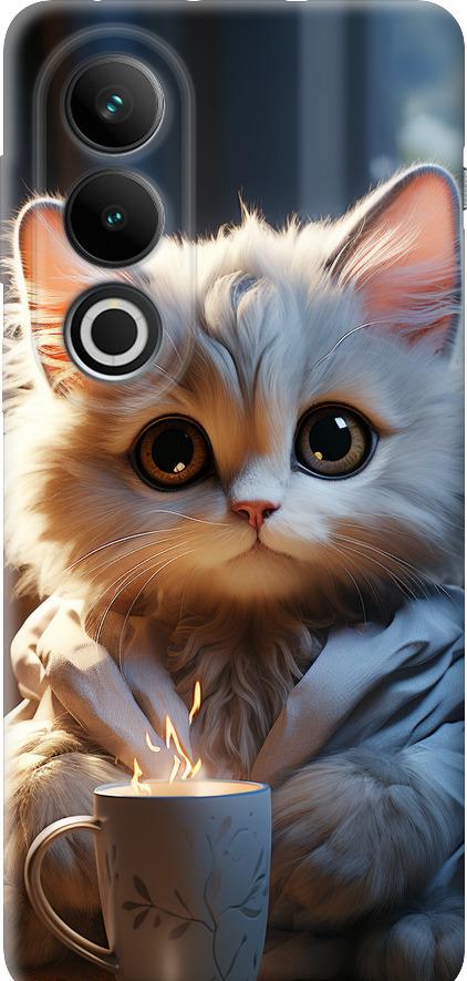 Чехол на OnePlus ACE 3V White cat (5646u-3681-42517)
