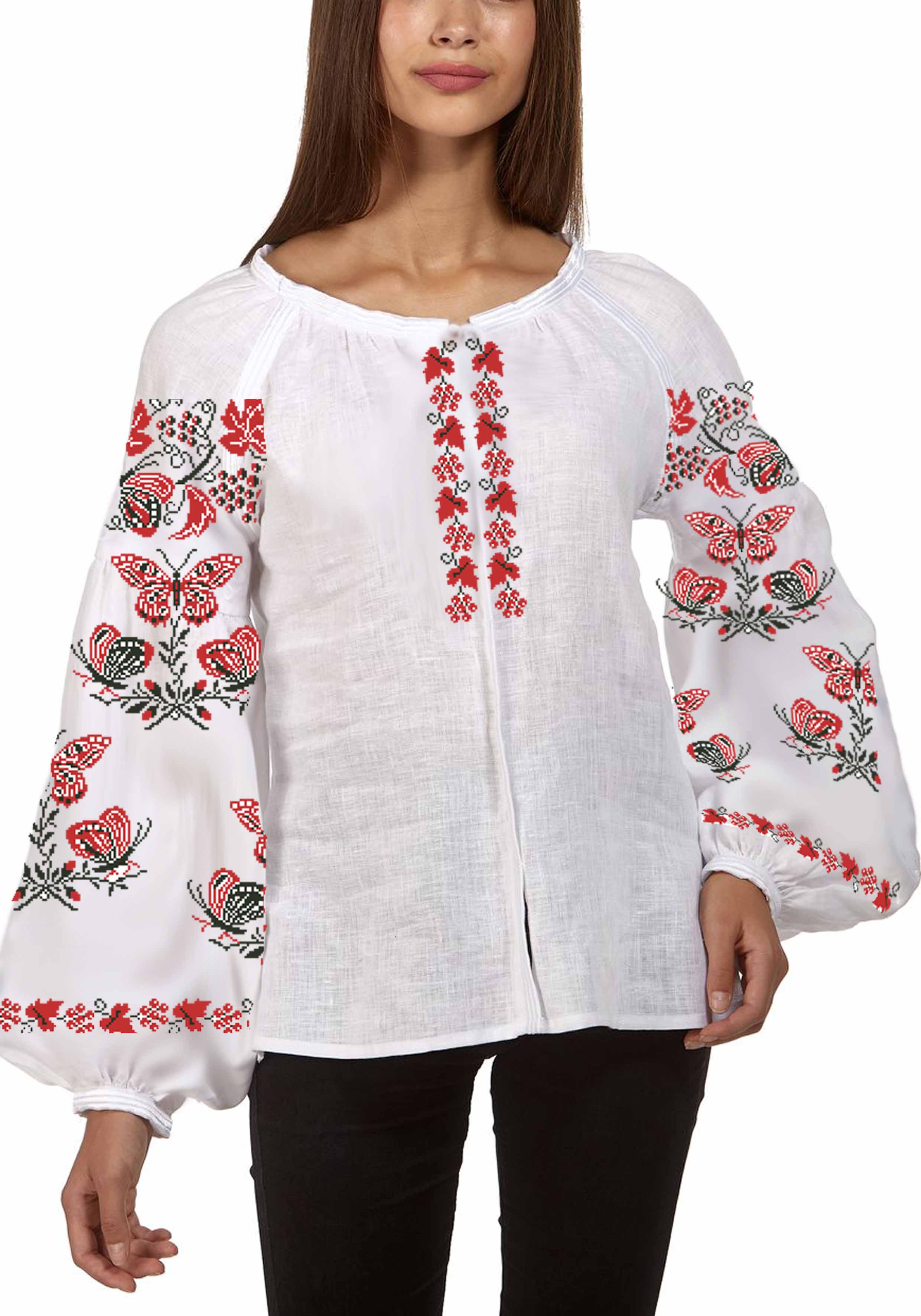 Заготовка для вишивки нитками або бісером сорочка СЖ-434 габардин