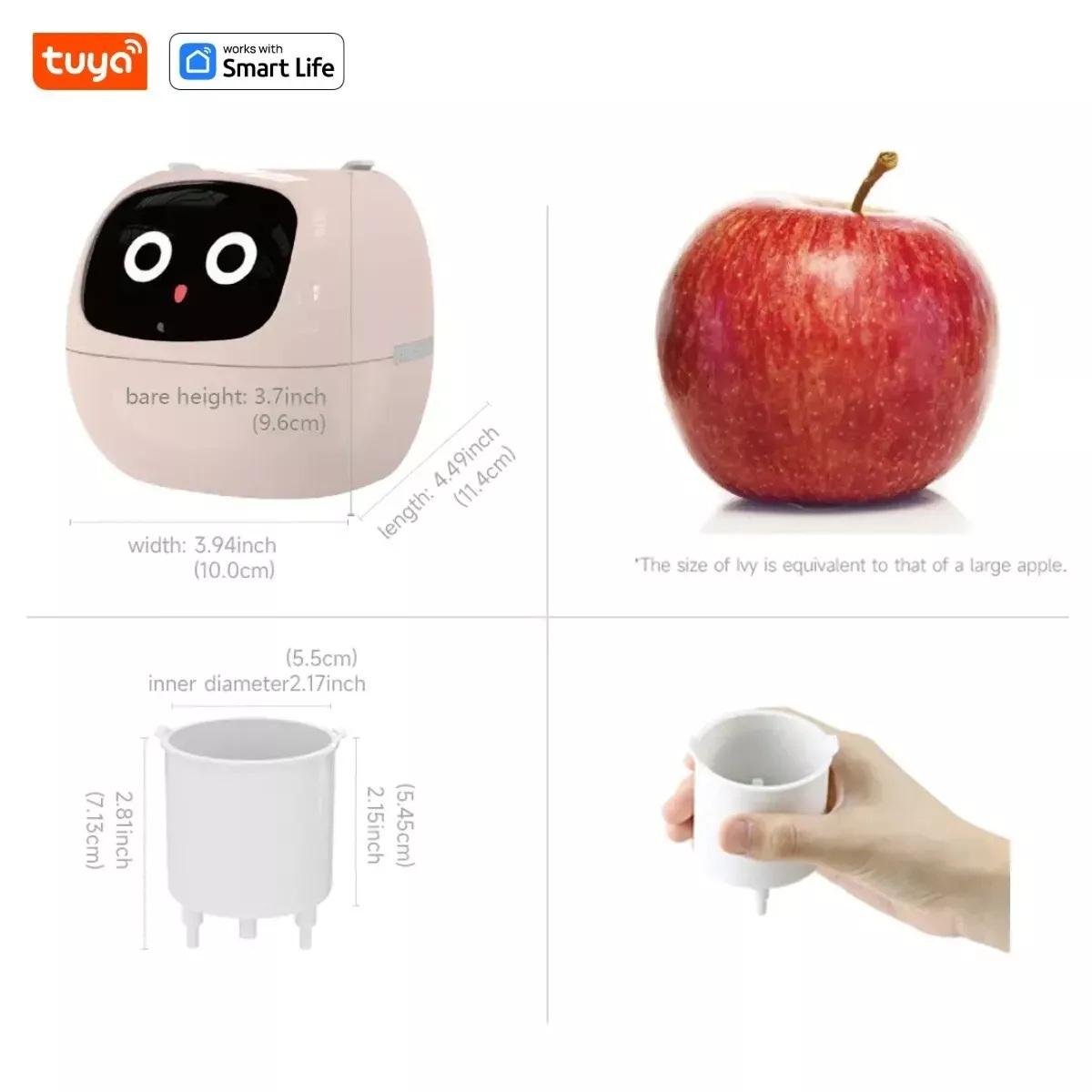 Горщик розумний Tuya IVY SMART PLANTER Білий (26407449) - фото 3