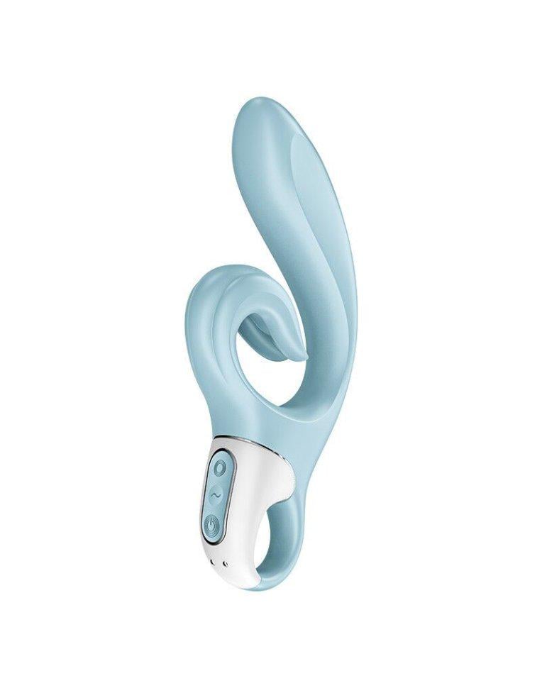 Вибратор-кролик Satisfyer Love Me Blue гибкий отросток с тройным кончиком (38026034) Вибратор-кролик Satisfyer Love Me Blue гибкий отросток с тройным кончиком (38026034)