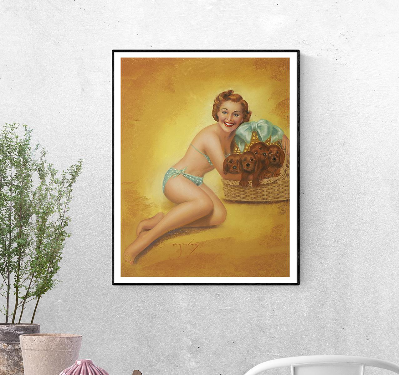 Постер Милашка формат А-0 (pin_up010032_Poster)