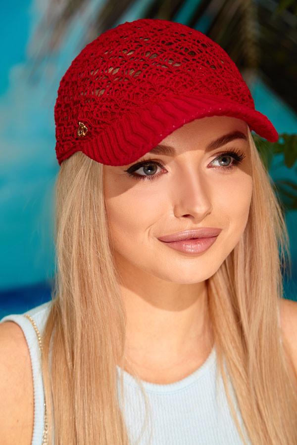 Бейсболка вязаная Braxton Tipster женская Красный (4960)
