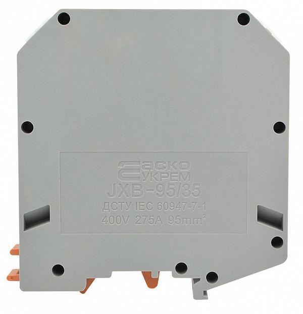 Клемма винтовая наборная АСКО-Укрем JXB 95/35 275А 95 мм2 х 87х28х91 мм Серый (A0130010009)