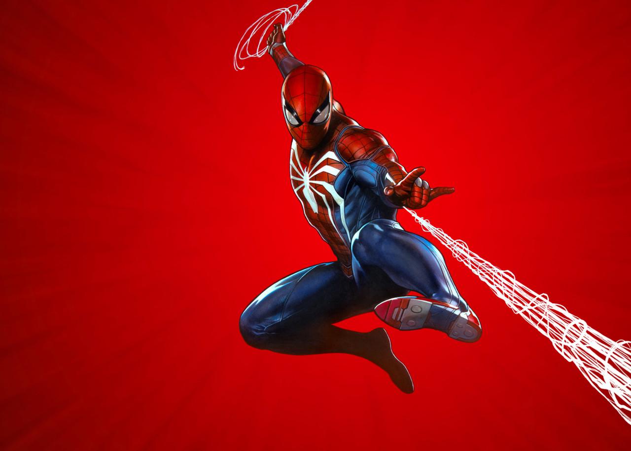 Картина постер Gee! Spider-Man Человек-паук минимализм 60х40 см SM.09.087