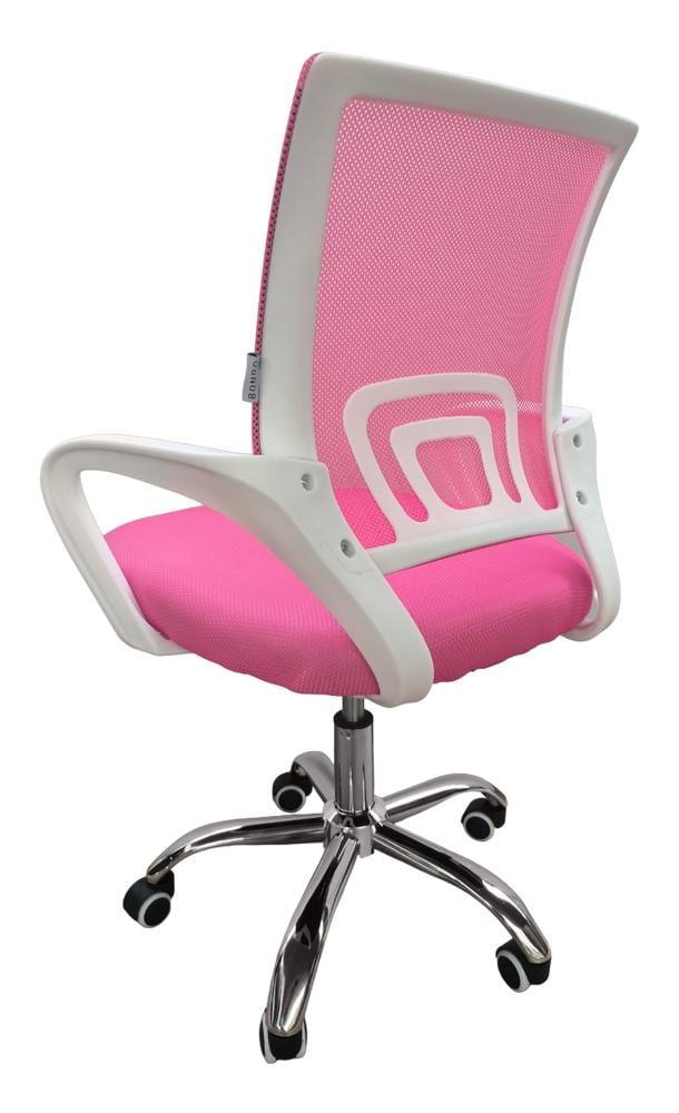 Кресло офисное Bonro 619 Бело-розовый (42400019) - фото 8