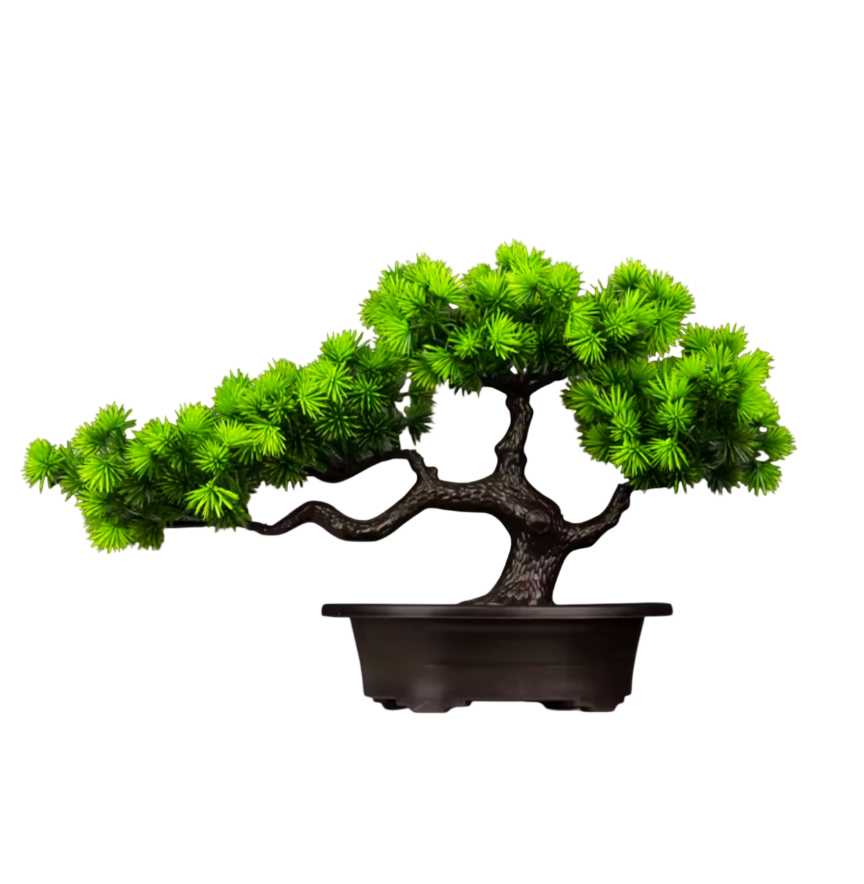 Бонсай Соснове Дерево Штучна композиція у горщику Pine Bonsai 36x22 см Зелений (MK001053)